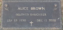 Alice Brown 