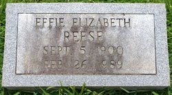 Effie Elizabeth Reese 