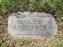Geraldine <I>Haught</I> Anderson 