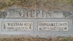 Margaret Ann <I>Quilty</I> Gilpin 
