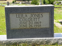 Leila <I>Jones</I> Colquitt 