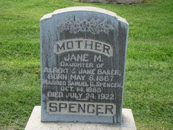 Jane Maria <I>Baker</I> Spencer 