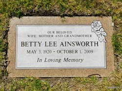 Betty Lee <I>Burns</I> Ainsworth 