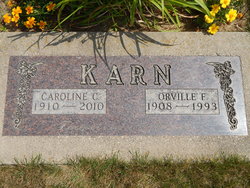Caroline Clara <I>Mack</I> Karn 