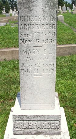 Mary E. Josephine <I>Stotelmyer</I> Arnsparger 