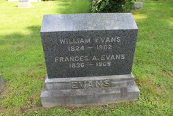 Frances A. “Fannie” <I>Burnham</I> Evans 