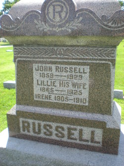 Lillian Jo “Lillie” <I>Rickey</I> Russell 