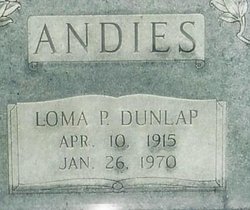 Loma P. <I>Dunlap</I> Andies 