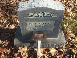 Jane <I>Haynes</I> Berry 
