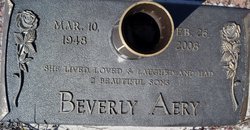 Beverly Ann <I>Redden</I> Aery 