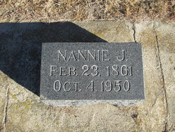 Nancy Jane “Nannie” <I>Williams</I> Arnett 