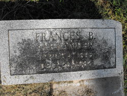 Frances B. Alexander 