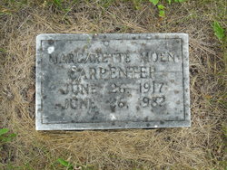 Margarette <I>Moen</I> Carpenter 
