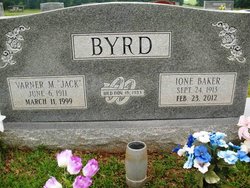 Ione Gertrude <I>Baker</I> Byrd 