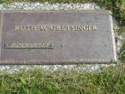Ruth M Gretsinger 