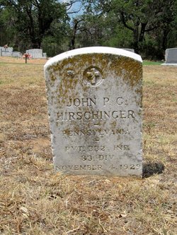 John Peter George Hirschinger 