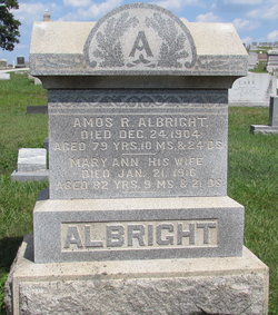 Mary Ann <I>Rohrbaugh</I> Albright 