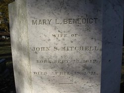 Mary L <I>Benedict</I> Mitchell 