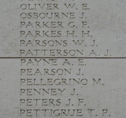 Private William James Parsons 