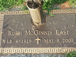 Mabel Ruth <I>McGinnis</I> East 