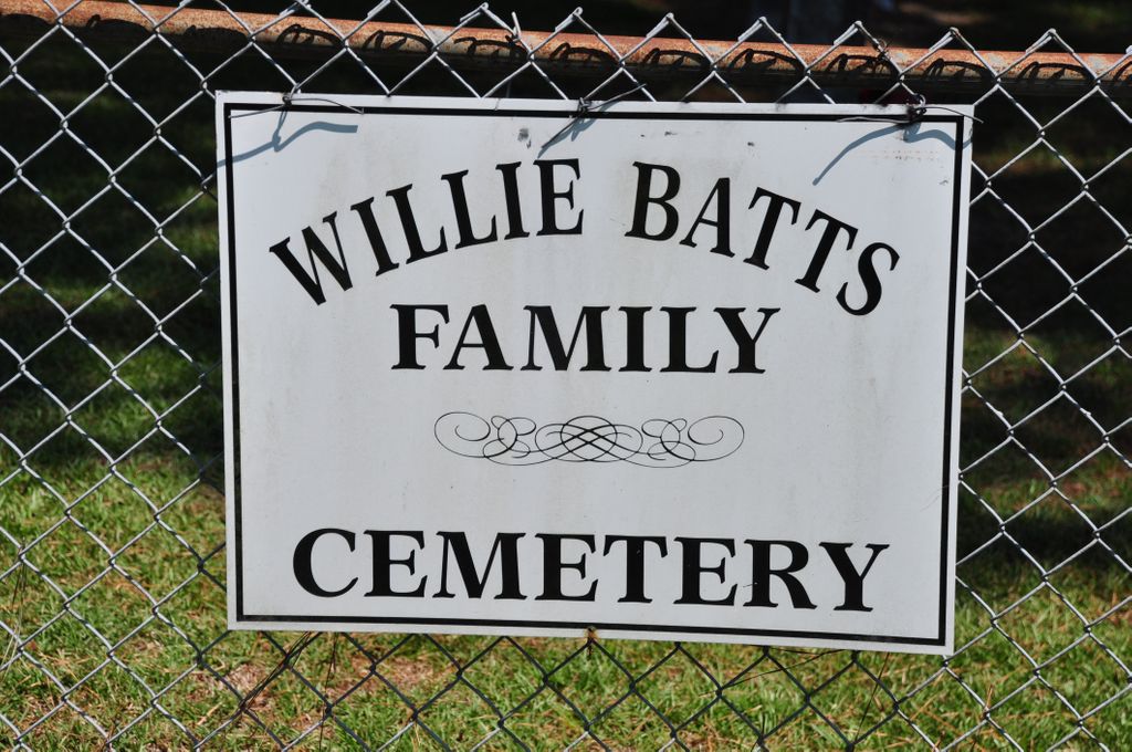 Willie Batts Family Cemetery