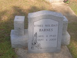 Ethel <I>Holiday</I> Barnes 