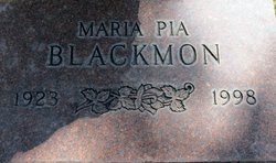 Maria Pia <I>Nini</I> Blackmon 