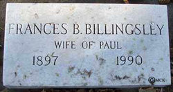 Frances Adelaide <I>Bulot</I> Billingsley 