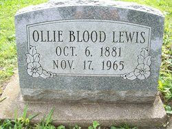 Ollie <I>Blood</I> Lewis 