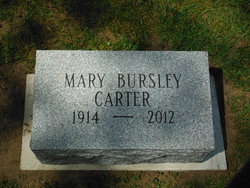 Mary Aldrich <I>Bursley</I> Carter 