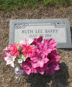 Ruth <I>Lee</I> Barry 