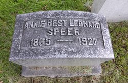 Annie Best Leonard Speer 
