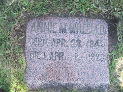 Annie Mary <I>Goddard</I> Wheeler 