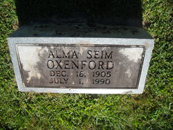 Alma <I>Seim</I> Oxenford 