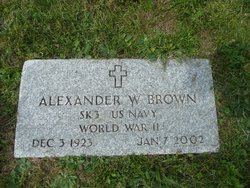 PO3 Alexander Walker “Brownie” Brown 