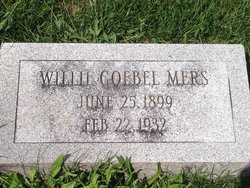 William Goebel Mers 