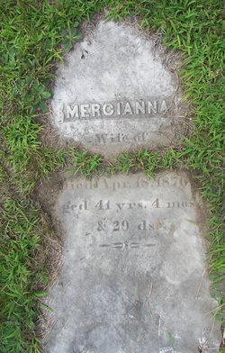 Mercianna “Anna” <I>Hill</I> Adams 