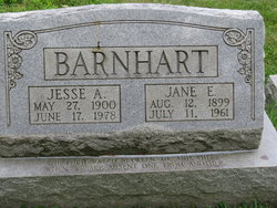 Jane Elizabeth <I>Argent</I> Barnhart 