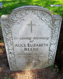 Alice Elizabeth <I>Adams</I> Beede 