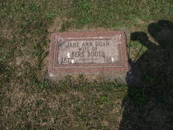 Jane Ann <I>Doan</I> Booth 