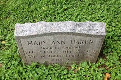 Mary Ann <I>Barrett</I> Haken 