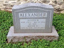 Maude D. <I>Alexander</I> Alexander 