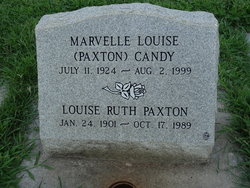 Marvelle Louise <I>Paxton</I> Candy 
