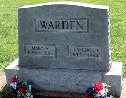Clarence F Warden 
