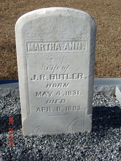 Martha Anne <I>Moore</I> Butler 