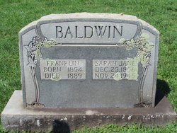 Sarah Jane <I>Byrd</I> Baldwin 