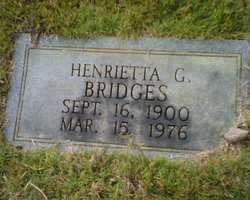Henrietta <I>Gilmore</I> Bridges 
