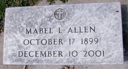 Mabel L <I>Merchant</I> Allen 