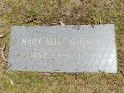 Mary Alice <I>Thatcher</I> Gibson 