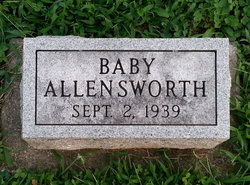 Infant son Allensworth 